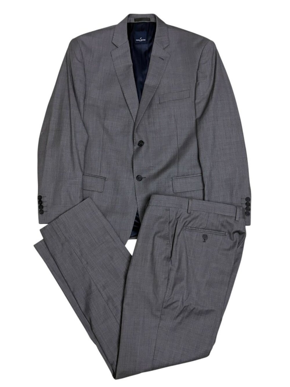 DANIEL HECHTER WOOL SUIT Luxury Business Casual Formal Blazer Pants Mens 42R